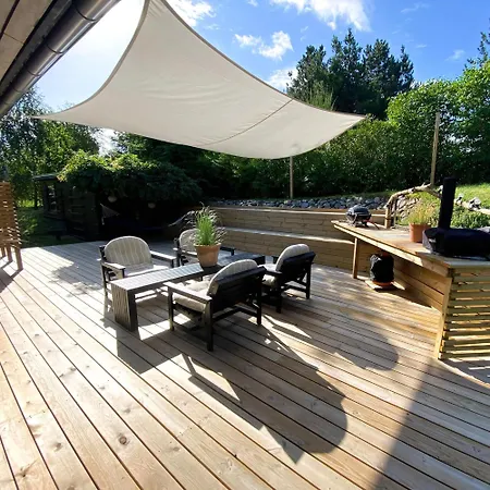Lovely Summer House With A Fantastic View Knebel